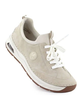 Dámské pohodlné béžové boty Rieker 44562-62 Dámské pohodlné béžové boty Rieker 44562-62