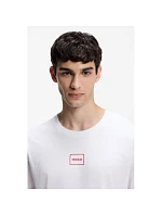 Hugo Loungewear pánská košile na spaní Laze BIANCO (50525236-101)