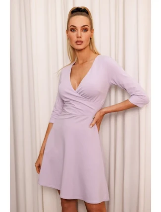 M786 Přiléhavé mini šaty - fialové M786 Přiléhavé mini šaty - fialové