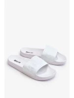 Dámské módní pantofle Big Star LL274A159 Bílé Dámské módní pantofle Big Star LL274A159 Bílé