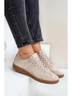 Zazoo N1068 Semišové Nízké Dámské Tenisky Béžové Zazoo N1068 Semišové Nízké Dámské Tenisky Béžové