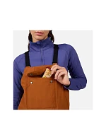 Dámské lyžařské kalhoty ROSSIGNOL W Outerlimits Insulated Bib, hnědé