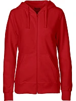 Neutral O 83301 Dámská mikina s kapucí z bio bavlny 77.8331 red Neutral O 83301 Dámská mikina s kapucí z bio bavlny 77.8331 red