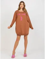 Mikina VI BL 3212.15X světle hnědá