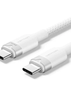 Kabel USB-C na USB-C 2.0 PD 3.1 Vention 5A 240W 2m bílý