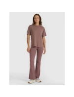 Dámské modalové tričko oversize 4F 4FRAW25TTSHF3408-82S