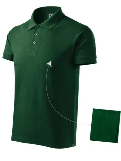 Cotton polokošile pánská dark green