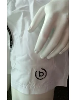 Pánské plavky 12225 2001 bílé - Bugatti Pánské plavky 12225 2001 bílé - Bugatti