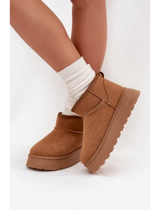 Dámské sněhule 25BT26-9147 hnědé - Sweet Shoes Dámské sněhule 25BT26-9147 hnědé - Sweet Shoes