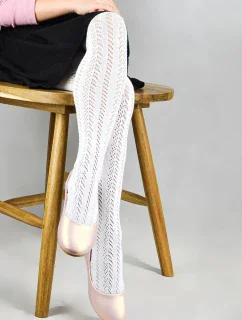 AŽUROVÉ PUNČOCHÁČE RB013 2-6 LET