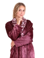 Dámský župan Flora 2556 4853 mauve wine - Vestis Dámský župan Flora 2556 4853 mauve wine - Vestis