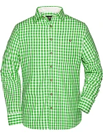 Daiber JN 638 Popelínová kostkovaná košile tradiční styl 02.0638 green/white Daiber JN 638 Popelínová kostkovaná košile tradiční styl 02.0638 green/white