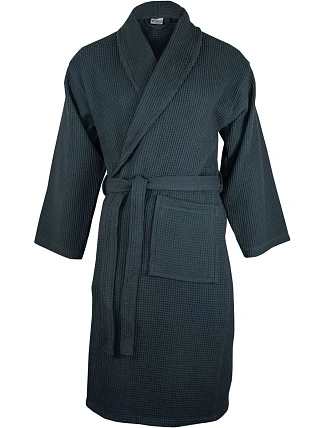 The One Towelling Waffle Bathrobe Vaflový župan 48.1044 anthracite The One Towelling Waffle Bathrobe Vaflový župan 48.1044 anthracite