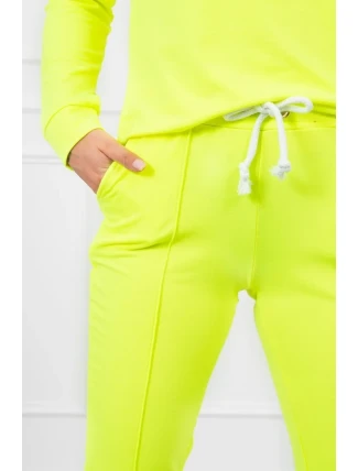 Tepláková souprava žlutá neonová Tepláková souprava žlutá neonová