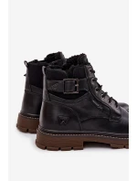Pánské zimní boty Wrangler – tmavě hnědé