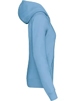 Kariban K 465 Dámská mikina s kontrastní kapucí 20.K465 sky blue/white