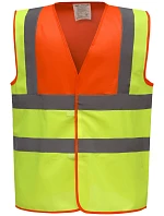 Yoko HVW 100 Hi-Vis bezpečnostní vesta 79.W100 hi vis orange/hi vis yellow