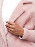 Dámský alpakový kabát RITA II růžový FashionStreet NY0681 Dámský alpakový kabát RITA II růžový FashionStreet NY0681