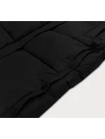 Černá dámská zimní bunda s kapucí Glakate (LU-238001B#) Černá dámská zimní bunda s kapucí Glakate (LU-238001B#)