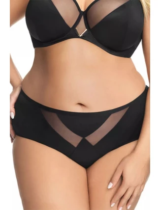 Dámské kalhotky 566/1 Vicky black - GORSENIA Dámské kalhotky 566/1 Vicky black - GORSENIA