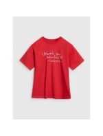 Dívčí tričko s potiskem 4F 4FJRAW25TTSHF3188-62S