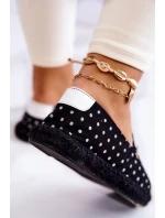 Dámské espadrilky s puntíky Big Star JJ274867 Černá