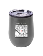 Personalizovaný termohrnek "BOWL" s mapou Personalizovaný termohrnek "BOWL" s mapou