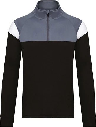Kariban ProAct PA 387 Tréninková mikina s 1/4 zipem 20.P387 black/sporty grey Kariban ProAct PA 387 Tréninková mikina s 1/4 zipem 20.P387 black/sporty grey