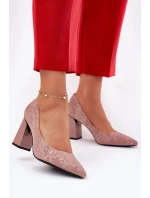 Elegantní lodičky na podpatku v růžové Vinceza 62223 růžové Elegantní lodičky na podpatku v růžové Vinceza 62223 růžové