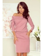 Dámské šaty 189-10 růžové - Numoco