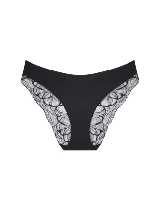 Dámské kalhotky Body Make-Up Illusion Lace Highleg Tai - BLACK - černé 0004 - TRIUMPH Dámské kalhotky Body Make-Up Illusion Lace Highleg Tai - BLACK - černé 0004 - TRIUMPH