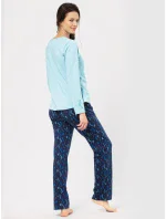 Pyžamo Key LNS 535 B24 long/r S-XL dámské Pyžamo Key LNS 535 B24 long/r S-XL dámské