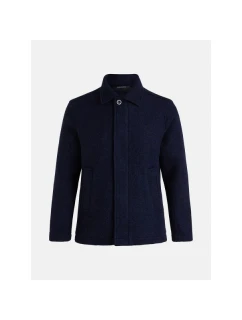 Vlněná košile Peak Performance M modrá