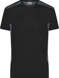 Daiber JN 1824 Pánské pracovní tričko - Strong 02.1824 black/carbon