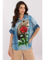 Košile s dlouhým rukávem  model 210971 Italy Moda