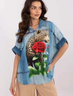 Košile s dlouhým rukávem  model 210971 Italy Moda