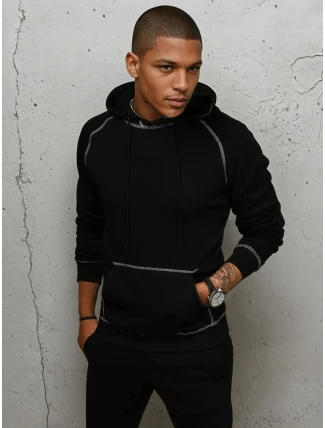 Pánská černá mikina FashionStreet BX5515