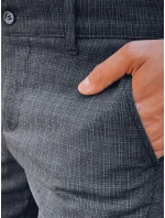 FashionStreet pánské grafitové kalhoty UX4383