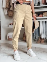 Dámské pytlovité kalhoty GOTRENDI dark beige FashionStreet UY2525