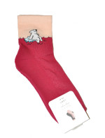Dámské zimní ponožky Bratex Women Vzory, polofroté 051
