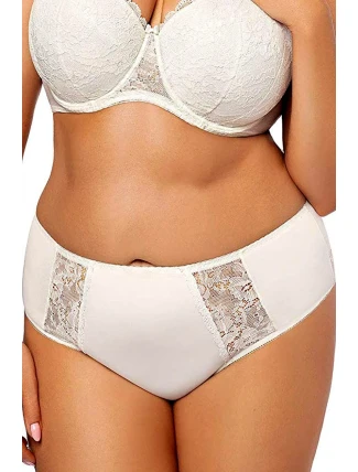 Dámské kalhotky K 484 Peony ecru - GORSENIA Dámské kalhotky K 484 Peony ecru - GORSENIA