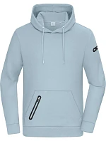 Daiber 8046 Pánská interlock mikina s kapucí 02.8046 milky blue