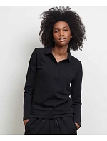 NEOBLU Owen LSL Women Dámské těžké piqué polo s dlouhým rukávem 24.4397 deep black NEOBLU Owen LSL Women Dámské těžké piqué polo s dlouhým rukávem 24.4397 deep black