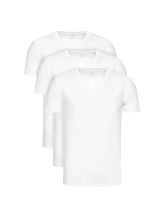 Pánské tričko 000NB4012E 100 3pk bílá - Calvin Klein Pánské tričko 000NB4012E 100 3pk bílá - Calvin Klein