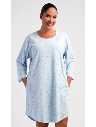 Dámské domácí šaty s tříčtvrtečním rukávem Lauren Dámské domácí šaty s tříčtvrtečním rukávem Lauren