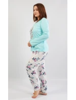 Dámské pyžamo dlouhé Rose Dámské pyžamo dlouhé Rose