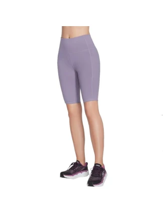 Skechers Go Walk Cyklistické kraťasy s vysokým pasem W3SH53-GYPR Purple S