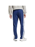Pánské kalhoty adidas 3-Stripes Tricot Regular Fit Open Hem modré JI8803