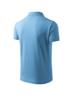 Pique Polo polokošile pánská azurově modrá