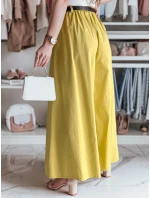 FLOWES hořčicová pruhovaná sukně-kalhoty FashionStreet UY2589 FLOWES hořčicová pruhovaná sukně-kalhoty FashionStreet UY2589